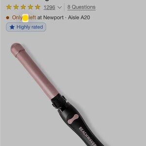 Rose Gold Curling Wand - Beach Waver